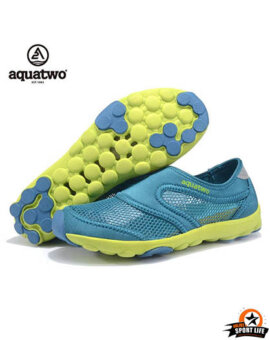 รองเท้าลุยน้ำ ลงน้ำ aquatwo รุ่น503-สี้ฟ้าเขียว