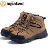 รองเท้าหนังกลับ-กันน้ำ-เดินป่า-aqautwo-รุ่น943-สีน้ำตาลอ่อน