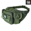 กระเป๋าคาดเอว Gu27-กันน้ำ-เดินป่า-สีเขียว